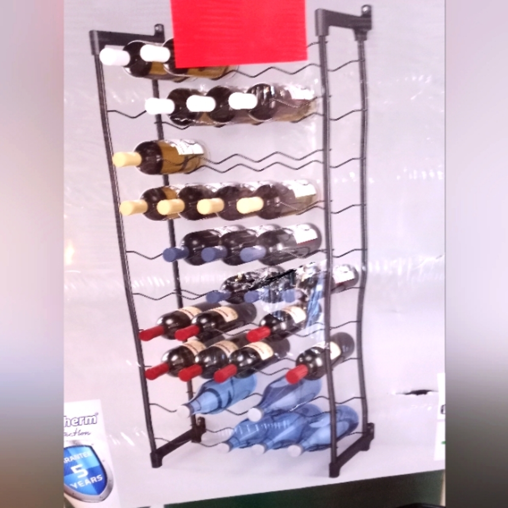 Wine Bottle Rack (holds up to 50 bottles) Bottles Not Included .